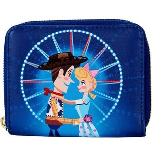 Loungefly Disney Pixar Woody & Bo Peep  Toy Story Friends Zip Around Wallet